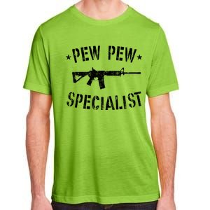 Gun Rifle Pew Pew Specialist Adult ChromaSoft Performance T-Shirt