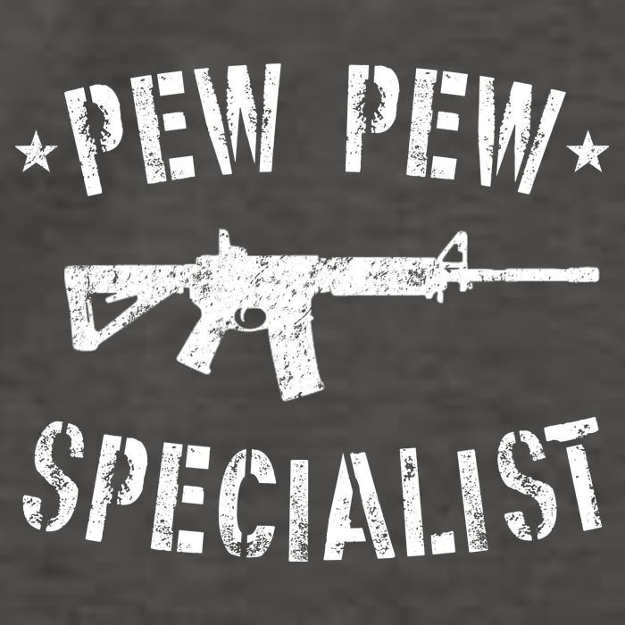 Gun Rifle Pew Pew Specialist Vector Backpack