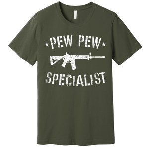 Gun Rifle Pew Pew Specialist Premium T-Shirt