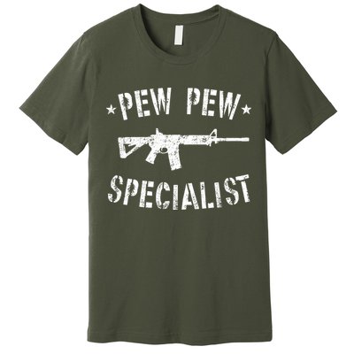 Gun Rifle Pew Pew Specialist Premium T-Shirt