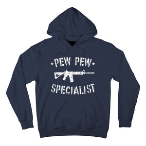 Gun Rifle Pew Pew Specialist Hoodie