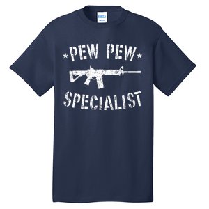 Gun Rifle Pew Pew Specialist Tall T-Shirt