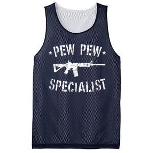 Gun Rifle Pew Pew Specialist Mesh Reversible Basketball Jersey Tank