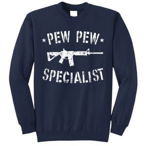 Gun Rifle Pew Pew Specialist Tall Sweatshirt