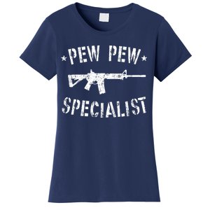 Gun Rifle Pew Pew Specialist Women's T-Shirt