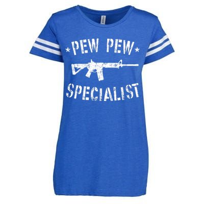 Gun Rifle Pew Pew Specialist Enza Ladies Jersey Football T-Shirt