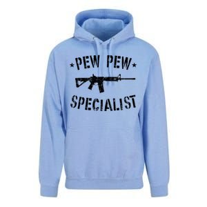 Gun Rifle Pew Pew Specialist Unisex Surf Hoodie