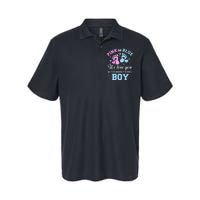 Gender Reveal Pink Or Blue Love You But Awesome If Were Boy Softstyle Adult Sport Polo