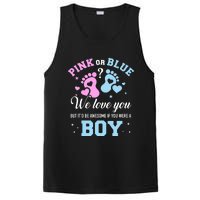 Gender Reveal Pink Or Blue Love You But Awesome If Were Boy PosiCharge Competitor Tank