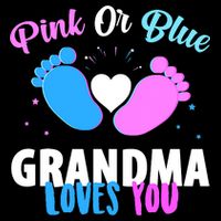Gender Reveal Party Pink Or Blue Grandma Loves You Backpack