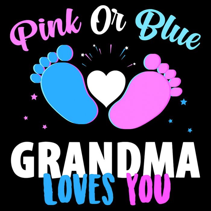Gender Reveal Party Pink Or Blue Grandma Loves You Backpack