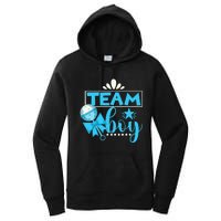 Gender Reveal Party Baby Shower Team Boy Gender Reveal Women's Pullover Hoodie