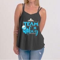 Gender Reveal Party Baby Shower Team Boy Gender Reveal Women's Strappy Tank