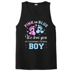 Gender Reveal Pink Or Blue Love You But Awesome If Were PosiCharge Competitor Tank