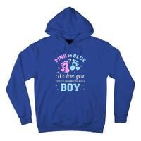 Gender Reveal Pink Or Blue Love You But Awesome If Were Tall Hoodie