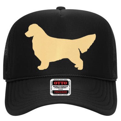 Golden Retriever Premium High Crown Mesh Back Trucker Hat