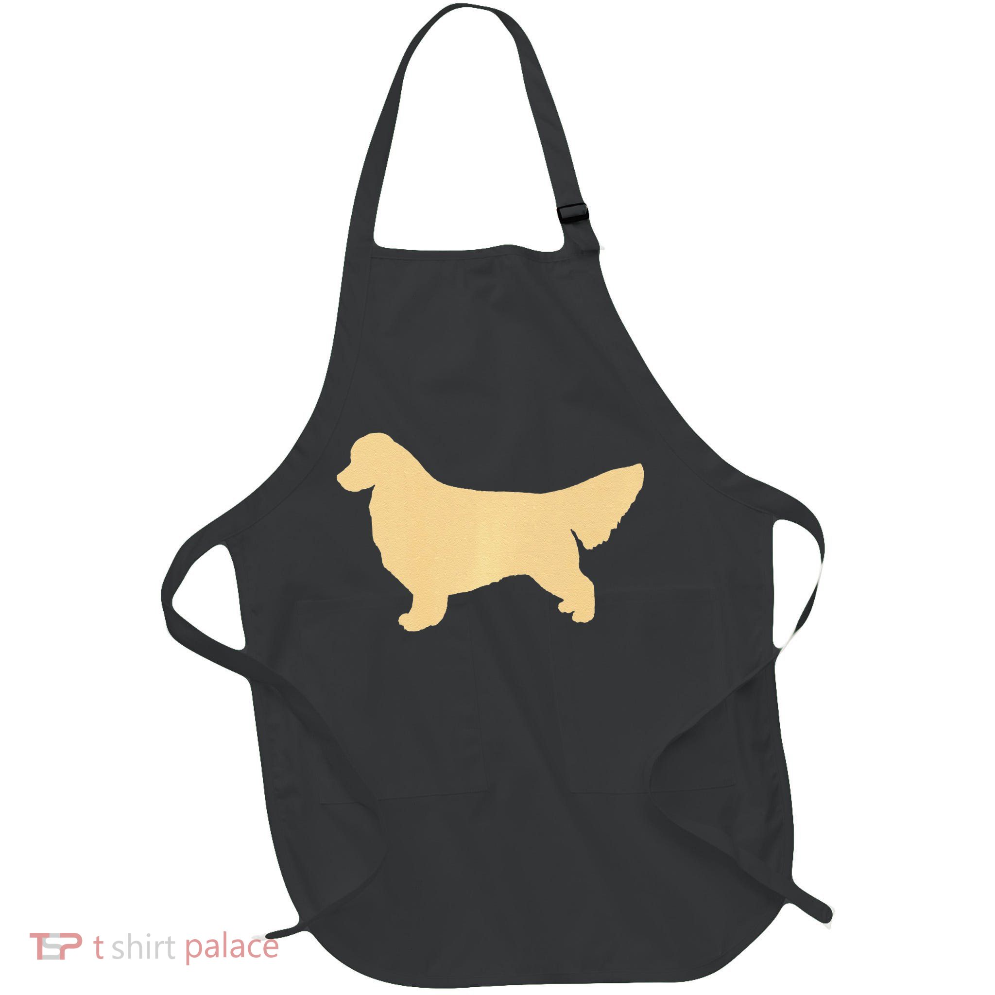 Golden Retriever Premium Full-Length Apron With Pockets