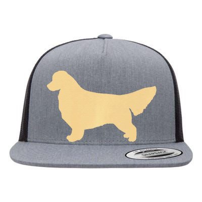 Golden Retriever Premium Flat Bill Trucker Hat