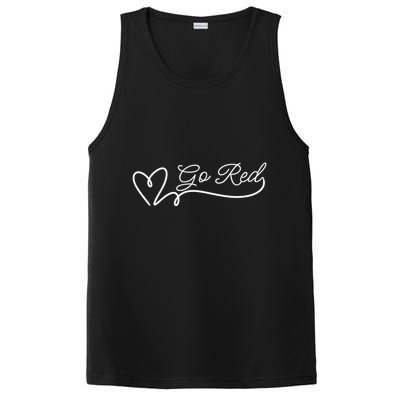 Go Red Pulse Heart Disease Awareness PosiCharge Competitor Tank