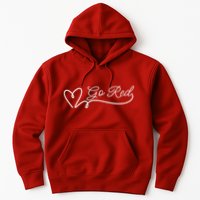 Go Red Pulse Heart Disease Awareness Hoodie