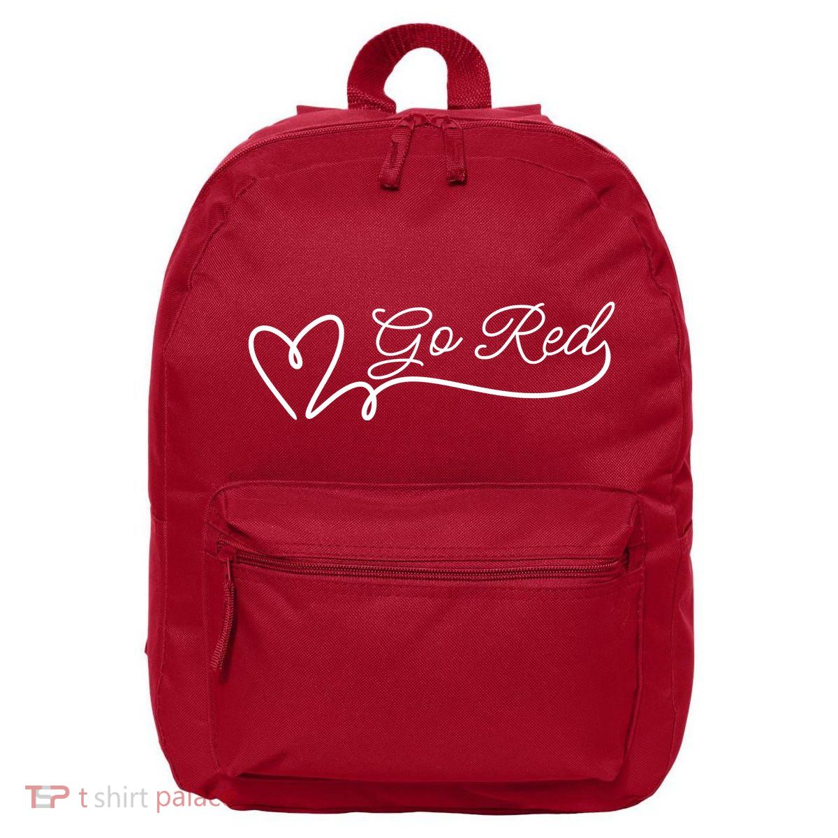 Go Red Pulse Heart Disease Awareness 16 in Basic Backpack