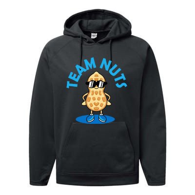 Gender Reveal Party Team Nuts Performance Fleece Hoodie