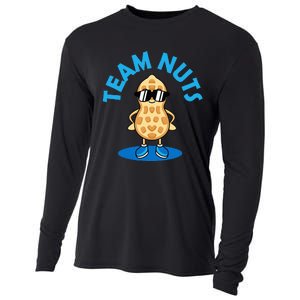 Gender Reveal Party Team Nuts Cooling Performance Long Sleeve Crew