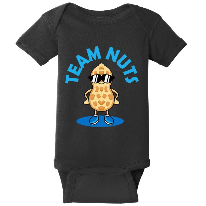 Gender Reveal Party Team Nuts Baby Bodysuit