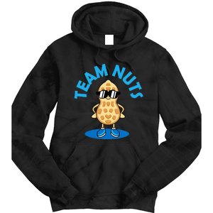 Gender Reveal Party Team Nuts Tie Dye Hoodie