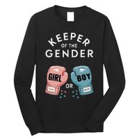 Gender Reveal Party Keeper Of Gender Boxing Long Sleeve Shirt