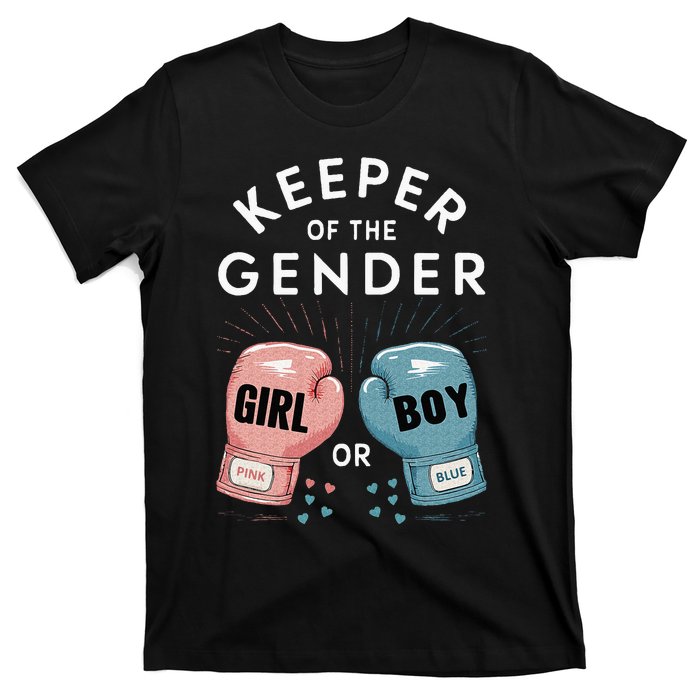 Gender Reveal Party Keeper Of Gender Boxing T-Shirt