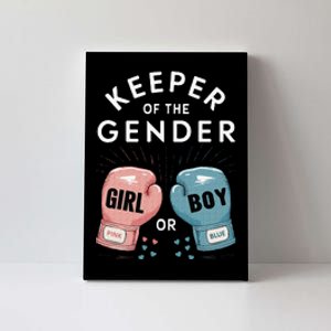 Gender Reveal Party Keeper Of Gender Boxing Canvas