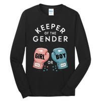 Gender Reveal Party Keeper Of Gender Boxing Tall Long Sleeve T-Shirt