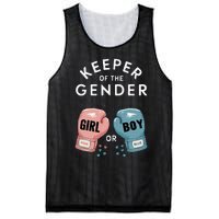 Gender Reveal Party Keeper Of Gender Boxing Mesh Reversible Basketball Jersey Tank