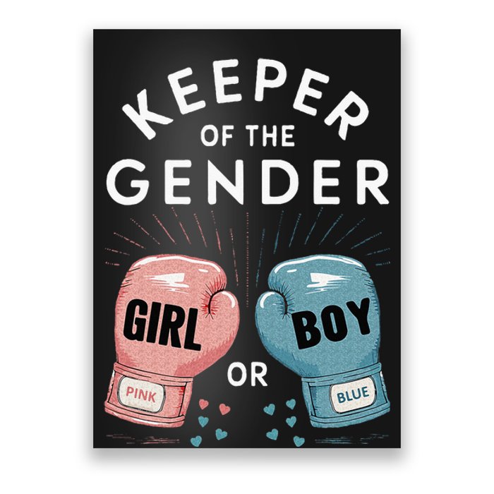 Gender Reveal Party Keeper Of Gender Boxing Poster