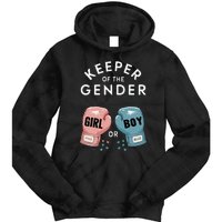 Gender Reveal Party Keeper Of Gender Boxing Tie Dye Hoodie