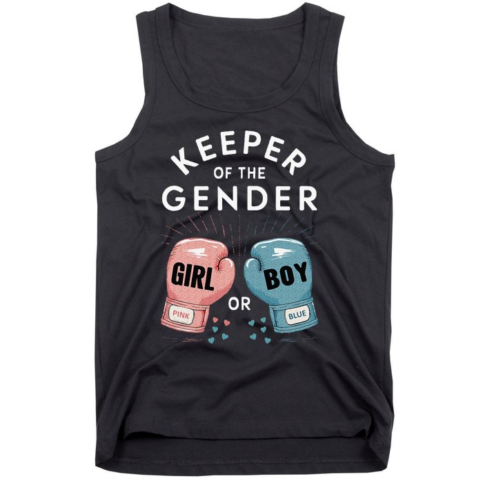 Gender Reveal Party Keeper Of Gender Boxing Tank Top