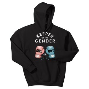 Gender Reveal Party Keeper Of Gender Boxing Kids Hoodie