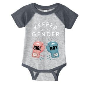 Gender Reveal Party Keeper Of Gender Boxing Infant Baby Jersey Bodysuit