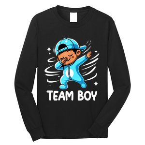 Gender Reveal Party Team Boy Baby Announcement Long Sleeve Shirt