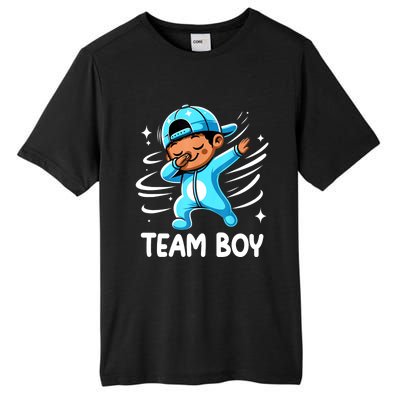 Gender Reveal Party Team Boy Baby Announcement Tall Fusion ChromaSoft Performance T-Shirt