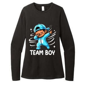 Gender Reveal Party Team Boy Baby Announcement Womens CVC Long Sleeve Shirt