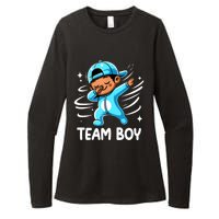 Gender Reveal Party Team Boy Baby Announcement Womens CVC Long Sleeve Shirt