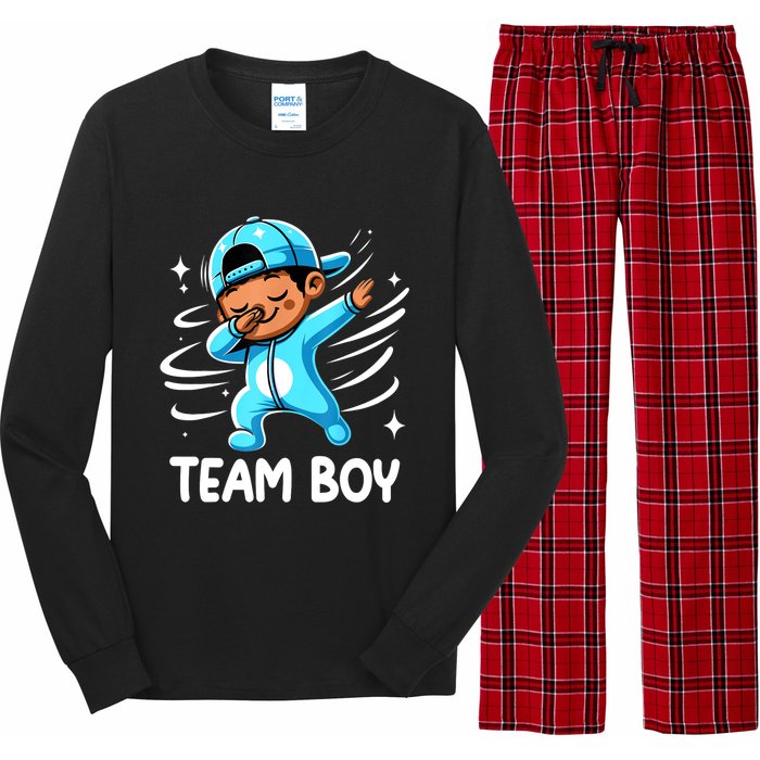 Gender Reveal Party Team Boy Baby Announcement Long Sleeve Pajama Set