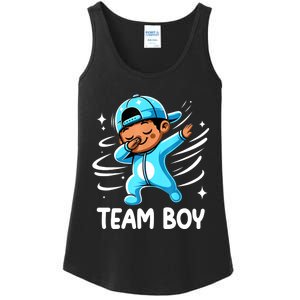 Gender Reveal Party Team Boy Baby Announcement Ladies Essential Tank