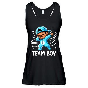 Gender Reveal Party Team Boy Baby Announcement Ladies Essential Flowy Tank