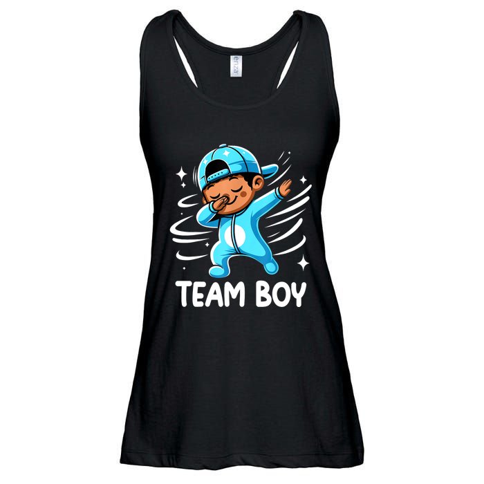 Gender Reveal Party Team Boy Baby Announcement Ladies Essential Flowy Tank