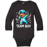 Gender Reveal Party Team Boy Baby Announcement Baby Long Sleeve Bodysuit