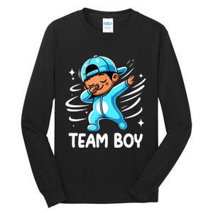 Gender Reveal Party Team Boy Baby Announcement Tall Long Sleeve T-Shirt