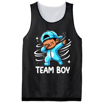 Gender Reveal Party Team Boy Baby Announcement Mesh Reversible Basketball Jersey Tank